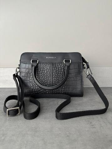 Burkely cool Colbie handtas crossbody tas zwart leer beschikbaar voor biedingen