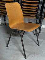40 Vintage Stapelstoelen Kerkstoelen, Ophalen, Gebruikt, X, Vijf, Zes of meer stoelen