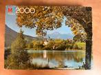 MB Puzzel Weissensee 2000 stukjes - Goede kwaliteit!, Ophalen of Verzenden, Zo goed als nieuw, Natuur algemeen