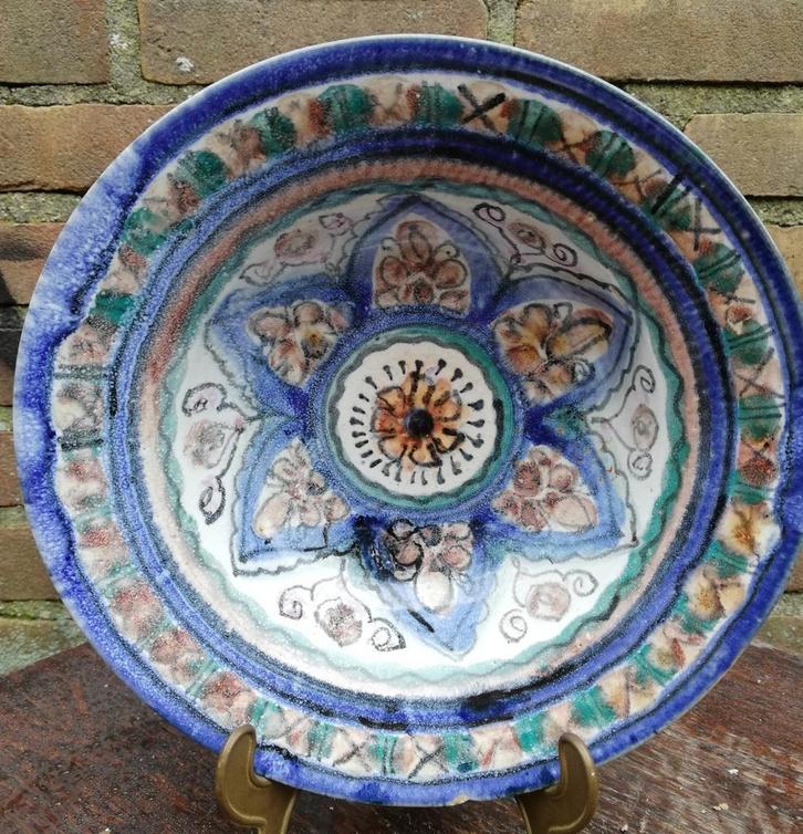 Schaal. De Olde Kruyk/DOK. 23/5.5 cm., Huis en Inrichting, Woonaccessoires | Schalen en Manden, Zo goed als nieuw, Schaal, Rond