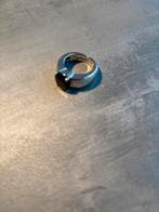 Ti Sento ring maat 50 (16 mm), Sieraden, Tassen en Uiterlijk, Ringen, Zwart, Ophalen of Verzenden, Dame, Zilver