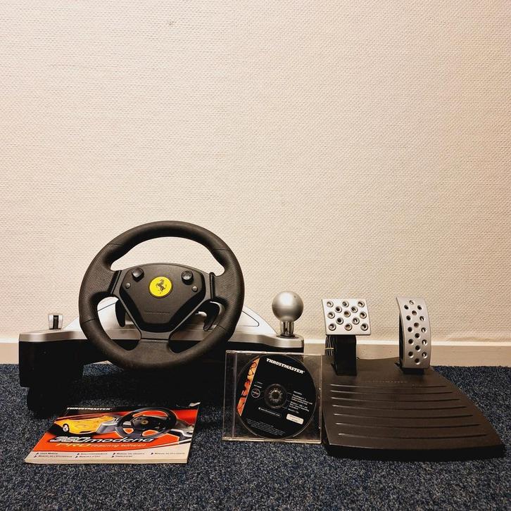 Thrustmaster 360 Modena Pro - Racing Wheel - PC - Compleet, Computers en Software, Joysticks, Gebruikt, Ophalen of Verzenden