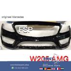 W205 AMG voorbumper Mercedes C Klasse 2014-2019 zwart origin