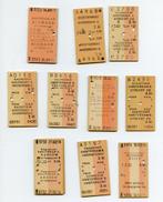 treinkaartjes 1970-1974, Ophalen of Verzenden, Gebruikt, Trein, Overige typen