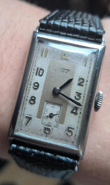 Tissot Gents tank art deco 1934 polshorloge  beschikbaar voor biedingen