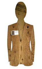 121. Houten spiegelbeeld wandsculptuur, Yannick De Praeter, Ophalen of Verzenden