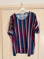 Gestreept shirt met open mouw - Maat 46/48, Blauw, Maat 46/48 (XL) of groter, Ophalen of Verzenden, Zo goed als nieuw