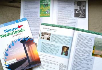Nieuw Nederlands LITERATUUR 4-5 HAVO LeerWerkboek (z.g.a.n.) beschikbaar voor biedingen