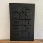 Wanddecoratie van hout met 30 halve cirkels - handmade., Ophalen of Verzenden, Nieuw