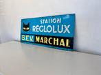 MARCHAL oud garage reclamebord 1960, Verzamelen, Merken en Reclamevoorwerpen, Reclamebord, Gebruikt, ., Ophalen of Verzenden