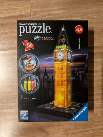 Kopen of ruilen: Ravensburger 3D puzzel Big Ben beschikbaar voor biedingen
