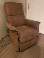 Elektrische Relax Sta-op Stoel, Huis en Inrichting, Gebruikt, Ophalen of Verzenden, 75 tot 100 cm, Leer