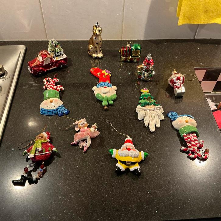 Kerstboom ornamenten, Diversen, Kerst, Zo goed als nieuw, Ophalen of Verzenden