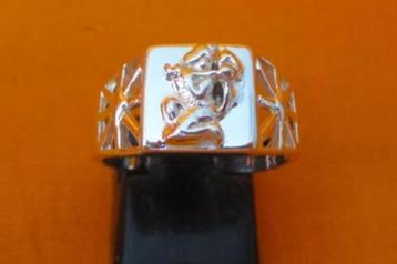 Zilveren Hindoegod Hanuman ring, Ø 17,9 mm beschikbaar voor biedingen