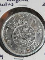 Angola | 20 escudos 1952, Postzegels en Munten, Munten | Afrika, Zilver, Ophalen of Verzenden, Losse munt, Overige landen