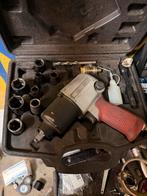 Gereedschapset met slagmoersleutel en oprijbokken, Ophalen, Gebruikt