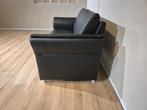 Prominent 2 Zits Bank - Zwart - Leder - Nieuwstaat - Design, Voltastraat 21, Barneveld, Prominent, Prominent, showroom, 2 zits, montel, leolux, design, leer