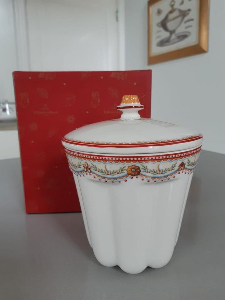 Grote Kerst Koekpot Villeroy en Boch Winter Bakery, Huis en Inrichting, Keuken | Servies, Nieuw, Schaal of Schalen, Overige stijlen