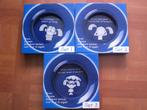 6 x Bleu Band Borden NIEUW, Huis en Inrichting, Keuken | Servies, Ophalen of Verzenden, Nieuw, Aardewerk, Bord(en)