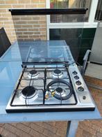 Etna RVS gaskookplaat met electrische ontsteking, Witgoed en Apparatuur, Kookplaten, Ophalen, Gebruikt