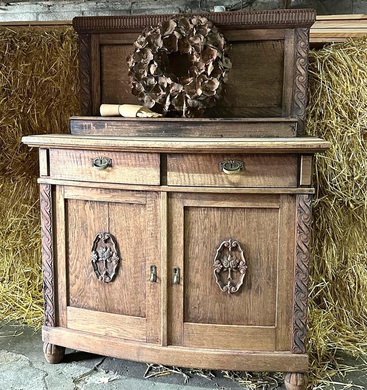 * Antiek brocante dressoir commode buffet kast*, Antiek en Kunst, Antiek | Meubels | Kasten, Ophalen