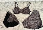 PASTUNETTE BEUGELBH MET HEUP EN TANGA SLIP 90D maat L, Zwart, Ophalen of Verzenden, Pastunette, Lingerie of Zwemkleding