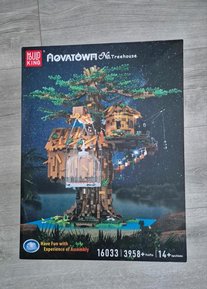 Mould King boomhut z.g.a.n., Kinderen en Baby's, Speelgoed | Duplo en Lego, Zo goed als nieuw, Ophalen of Verzenden