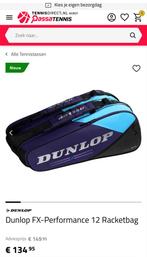 Dunlop FX-Performance 12 Racketbag - Nieuw! Ongebruikt., Ophalen, Nieuw, Tas, Dunlop