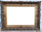 antieke gouden houten lijst onbeschadigd 80 x 110 cm, Huis en Inrichting, Woonaccessoires | Lijsten, Ophalen, Gebruikt, 100 tot 125 cm