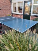Tafeltennistafel met hoes, badjes en ballen, Ophalen of Verzenden, Zo goed als nieuw, Tafel Indoor, Wedstrijdformaat