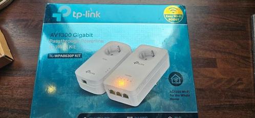 TP-Link TL-WPA8630P WiFi 1300 Mbps 2 adapters, Computers en Software, Powerlines, Nieuw, Ophalen of Verzenden
