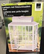 Lantaarn, Huis en Inrichting, Woonaccessoires | Kandelaars en Kaarsen, Ophalen of Verzenden, Nieuw, Metaal, Kandelaar