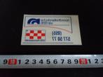 sticker raamsticker vhd alarmcentrale noordhollandsche 1816, Ophalen, Zo goed als nieuw, Bedrijf of Vereniging