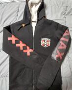 Zwarte gewatteerde vest hoodie maat 164 Ajax embleem, Gebruikt, Jongen of Meisje, Trui of Vest, Ophalen of Verzenden