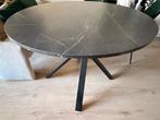 Marmer ronde eettafel IKEA - MARIEDAMM, Huis en Inrichting, Tafels | Eettafels, Ophalen, Rond, Zo goed als nieuw, Vier personen