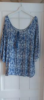 M&S Mode blauwe blouse maat 46/48, Blauw, Maat 46/48 (XL) of groter, Ophalen of Verzenden, Zo goed als nieuw