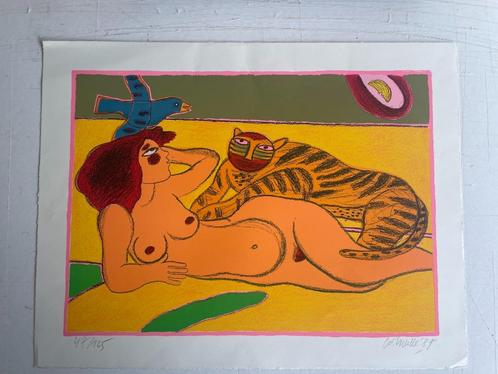 Corneille handgesigneerd, Antiek en Kunst, Kunst | Litho's en Zeefdrukken, Verzenden