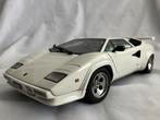 Lamborghini Countach 5000S AutoArt 1:18 Wit, Hobby en Vrije tijd, Modelauto's | 1:18, Ophalen of Verzenden, Zo goed als nieuw
