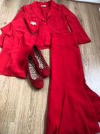 Edgar vos rood pakje rok top jasje m, Kleding | Dames, Maat 38/40 (M), Kostuum of Pak, Ophalen of Verzenden, Zo goed als nieuw