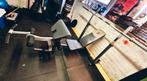 Bankdruk set compleet | Halterbank + gewichten en standaard, Sport en Fitness, Fitnessapparatuur, Ophalen, Krachtstation, Buik