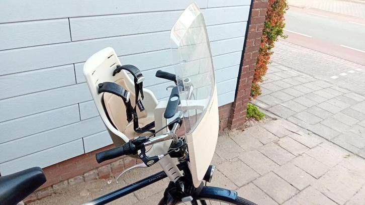 Bobike kinderzitje met stuurtje te koop; EN14443 keurmerk, Fietsen en Brommers, Fietsaccessoires | Fietsstoeltjes, Gebruikt, Ophalen of Verzenden