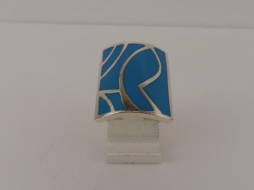 Zilveren damesring                                      Z199, Sieraden, Tassen en Uiterlijk, Ringen, Gebruikt, Dame, 17 tot 18