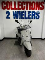 Sym Fiddle II 02-2023 Off White Custom IN NIEUWSTAAT, Fietsen en Brommers, Scooters | SYM, Ophalen of Verzenden, Zo goed als nieuw