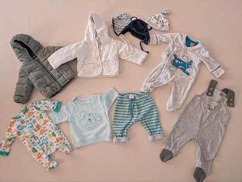 Babykledingpakket jongen – maat 56/62– 10 stuks, Kinderen en Baby's, Babykleding | Baby-kledingpakketten, Zo goed als nieuw, Maat 62