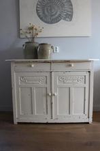 Oude brocante kast off white patina *Pronck & Praal*, Ophalen