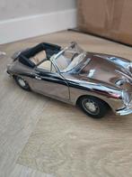 Bburago 1:18 porsche 356 B Cabriolet (1961) chrome, Hobby en Vrije tijd, Modelauto's | 1:18, Ophalen of Verzenden, Zo goed als nieuw
