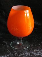 Empoli Brandy Oranje Opaline Vaas, Antiek en Kunst, Ophalen