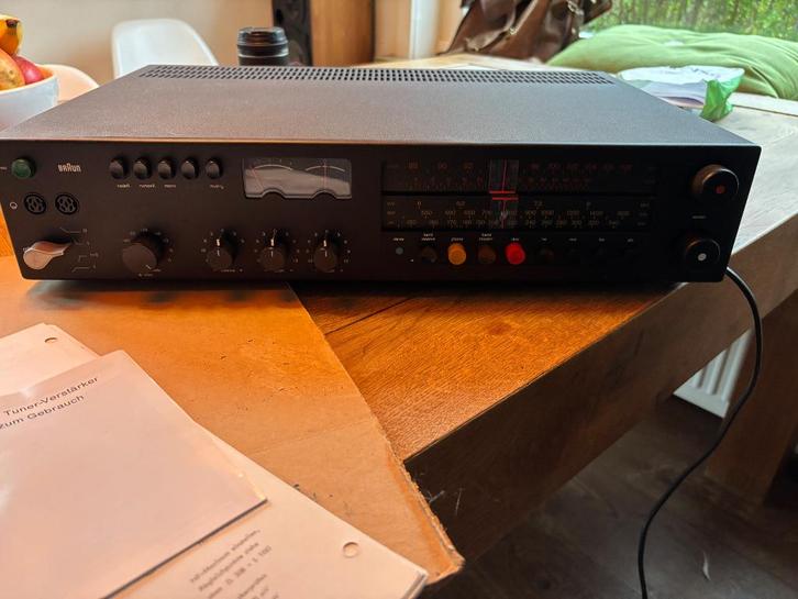 Braun regie 520 versterker / tuner in originele doos, Audio, Tv en Foto, Versterkers en Receivers, Stereo, 60 tot 120 watt, Overige merken