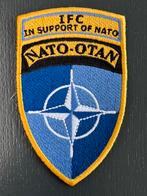 NATO, IFC in support of Nato badge, Ophalen of Verzenden, Overige soorten, Overige gebieden, Embleem of Badge