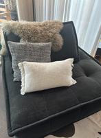 Loods 5 zwarte poef - met verstelbaar rugkussen, Ophalen, Eenpersoons, Zo goed als nieuw, Minder dan 150 cm